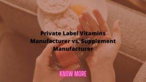 The Best Vitamins Manufacturer in USA Since 15 Years